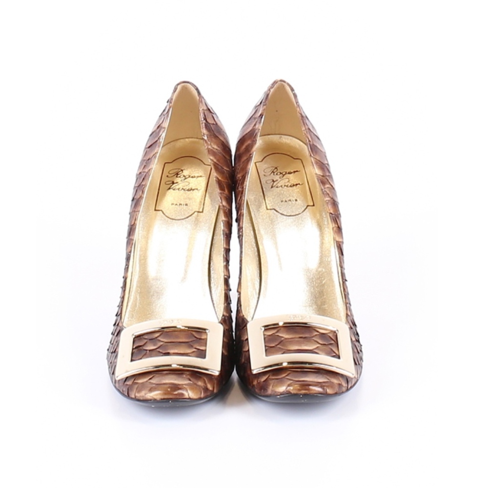 Roger Vivier Snakeskin Heels